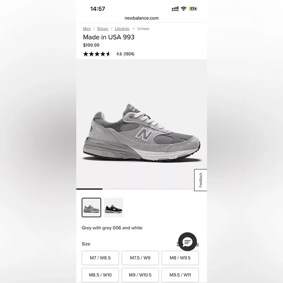 New Balance Made in USA 993 - Picture 7 of 9